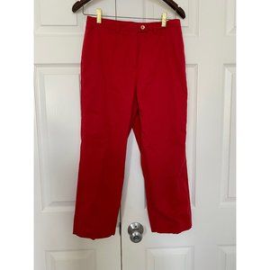 Beautiful Burberry Golf capri in red,  size US 6 UK 10